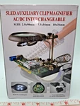 Third Hand Help Magnifier Glass Solder Station Stand 5 Led Alligator Clips Ac/dc. Fixed Price $21.99.