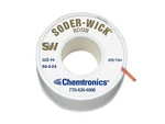 Chemtronics 50-4-25 Solder Wick, Rosin Sd, 0.110' X Ft Roll, #4, Blue Label. Fixed Price $26.90.