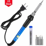Electric Auto Soldering Iron Gun Kit Hand-held Tweezers Wire Welding Tool 60W. Fixed Price $6.03.