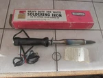 Vintage Sears 200 Watt Soldering Iron Craftsman Model 53832 Boxed. Fixed Price $39.99.