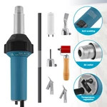 1500W/1600W Hot Air Torch Plastic Welder Heat Welding Gun Kit + 4 Nozzles Rod. Fixed Price $78.99.