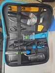 Handskit Soldering Iron Electronics Repair Tool Set W/ Case & Accessories. Fixed Price $10.00.