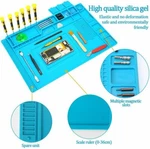 Magnetic Heat Insulation Silicone Pad Mat Iphone 15 For Soldering Repair 45X30CM. Fixed Price $18.79.