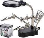 Helping Hands Magnifier Soldering STATION,3.5X 12X Magnifying Glass,led Lighted. Fixed Price $17.11.