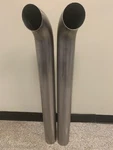304 Stainless Exhaust Stack Curved Top 3.5X35 (pair) Free Shipping. Fixed Price $130.00.