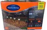 Harbor Breeze 15-LUMEN Black Solar Led Outdoor Path Light Kit (3500 K). Fixed Price $24.98.