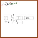 Hexacon J202X Soldering Tip, Conical-chisel, 3/32", For Therm-o-trac Stations. Fixed Price $13.41.
