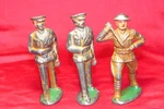 3 Lead Solder Ww ,1 Barclay Soldier With Bayonet. Fixed Price $12.65.