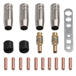 19 Pack Binzel 15AK Torch Welding Kits Nozzles Contact Tips For Mig Welder Us. Fixed Price $13.09.