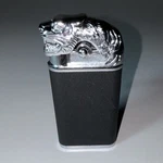 Collectible Novelty Lighter Animal Head Design Black Silver Unique Tiger Style. Fixed Price $12.50.