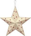 Barn Star, Metal Patriotic Old Glory Americana Flag Wall Deco. Fixed Price $20.95.