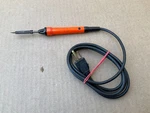 Vtg Oryx Soldering Iron Model M3 Orange Handle Made England Tested Working. Fixed Price $26.00.