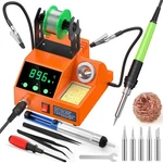 Soldering Station, 100W Digital Display Iron Kit With 2 Hel.... Fixed Price $52.42.