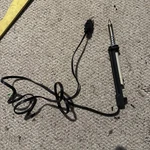 Nice Used Vintage Working Ok White / Black Single Corded Electric Soldering Iron. Fixed Price $17.00.