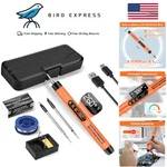 Cordless Mini Soldering Iron Kit With Lcd Display, Adjustable Temp, Portable. Fixed Price $28.79.