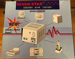Nib Seven Star Up/step Down Voltage Converter/transformer 110/220V 100WATT. Fixed Price $23.99.