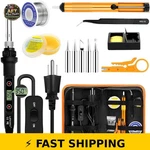 Ljpxhhu 80W Lcd Adjustable Temperature Soldering Iron Kit 13. Fixed Price $35.99.