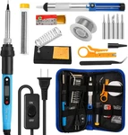 Soldering Iron Kit For Electronics, 14 Welding Tools With Switch 80W Lc. Fixed Price $35.99.