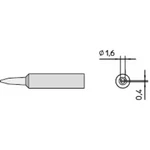 Weller T0054485199 Soldering Tip, Chisel, 1.6 Mm, For Use With Mfr. No. WXP65. Fixed Price $12.15.