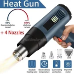 New Heat Gun Electric Hot Air Dual Temperature Lcd Display 4 Nozzles Tool Us. Fixed Price $22.39.