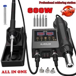 Ilibilib Digital Iron Kit Rework Soldering Station Hot Air Gun Welding. Fixed Price $46.49.