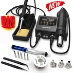 Ilibilib 600W Soldering Station Kit Digital Iron Hot Air Gun Rework. Fixed Price $48.79.