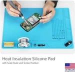 Heat Insulation Silicone Pad Soldering Cell Phone Repair Platform Mat 13.8 X 9.8. Fixed Price $9.98.