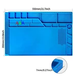 Bigest Size 21.7" X 13.8" Silicone Soldering Mat Magnetic Repair Work. Fixed Price $18.99.