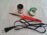 Weller Wl 30 Soldering Iron & 2 Spools Of Wire. Fixed Price $19.95.