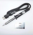 60W Plug-in Soldering Pencil Iron With Stand, 115 Vac, 3 Prong Cord. Fixed Price $9.99.