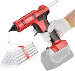 100W Hot Glue Gun Compatible With Milwaukee 18V Battery, Wireless Powere. Fixed Price $42.55.