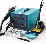852D+ Heat Gun And Soldering Iron 2-IN-1 Kit, Smd Hot Air Rework St.... Fixed Price $118.45.