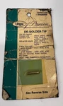 Ungar 6947 De-solder Tip Genuine Parts -new Vintage. Fixed Price $9.95.