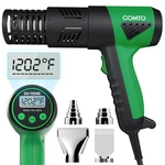 1800W Heat Gun With Lcd Digital Display, Variable Temperature Control 122. Fixed Price $43.36.
