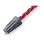 Ideal 30-071 Twist-on Wire Connector, 16 Awg Max, Gray, Thermoplastic. Fixed Price $6.99.