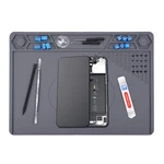 Magnetic Soldering Repair Mat Silicone - 11 X 16 Inch Heat Resistant 932 F. Fixed Price $12.49.