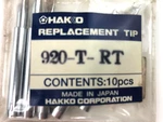 Hakko 920-T-RT Series Slotted Soldering Tip 4.20MM (bag Of 6). Fixed Price $11.98.