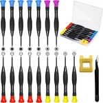 18PCS Mini Screwdriver Set Kit &tweezers Repairing Computer Eyeglass Phone Watch. Fixed Price $14.99.