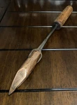 Antique Forged Solid Copper Head 16 Soldering Iron - Wood Handle. Fixed Price $17.00.