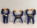 Lot Of 3 Irwin 59200CD High-tech Resin Quick-grip Locking Handi-clamps In.. Fixed Price $19.99.