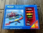 1995 Galoob Lines Micro Machines Santa Fe Diesel Railroad Central Station Set. Fixed Price $79.99.