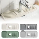 Kitchen Sink Faucet Silicone Water Splash Mat Draining Absorbent Drying Pad Oy. Fixed Price $15.42.