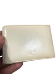 Montblanc Meisterstuck Credit Card Holder Bifold Ivory Leather Wallet HH2. Fixed Price $124.99.