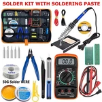 Digital Multimeter Voltmeter Soldering Iron Complete Ac Dc Tester Kit. Fixed Price $19.95.